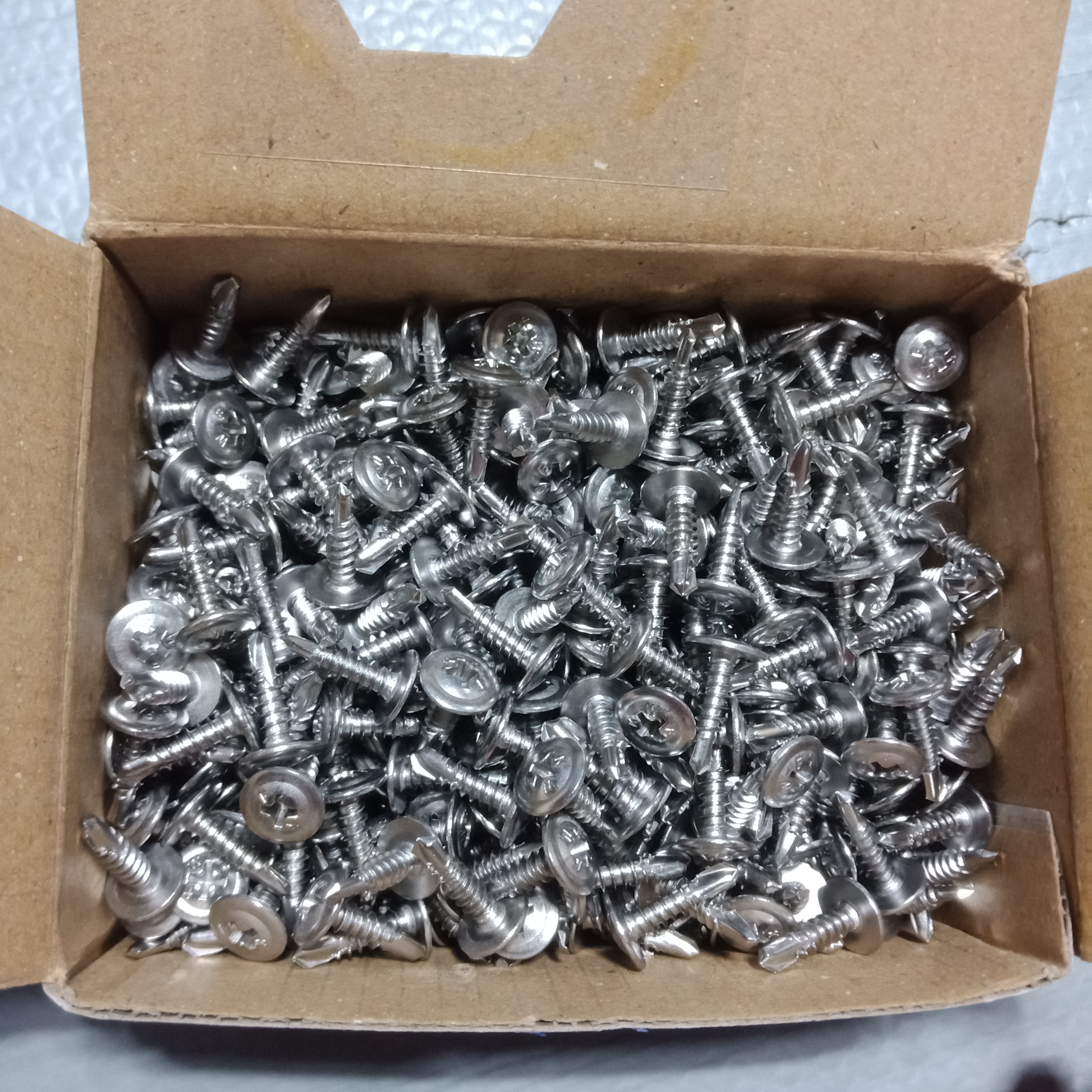 Hộp 1kg vít dù inox 1f3, 1f6, 2f, 2f5, 3f, 4f, 5f - hàng chuẩn chất lượng
