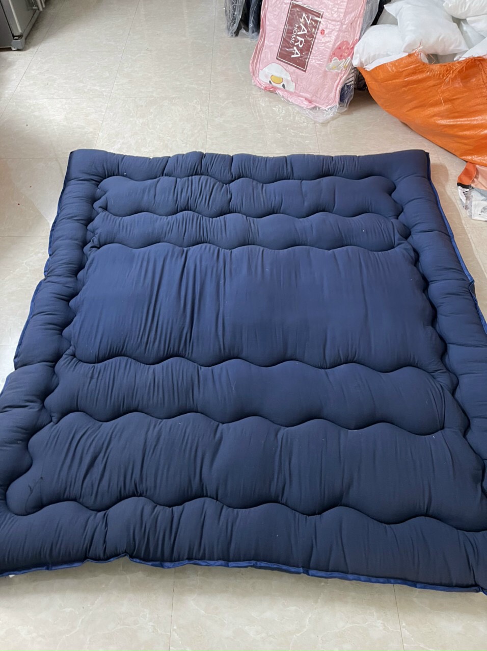 Nệm Bông xuất Nhật cao cấp Topper nệm kích thước 1m x 2m, 1m4 x 2m, 1m6 x 2m