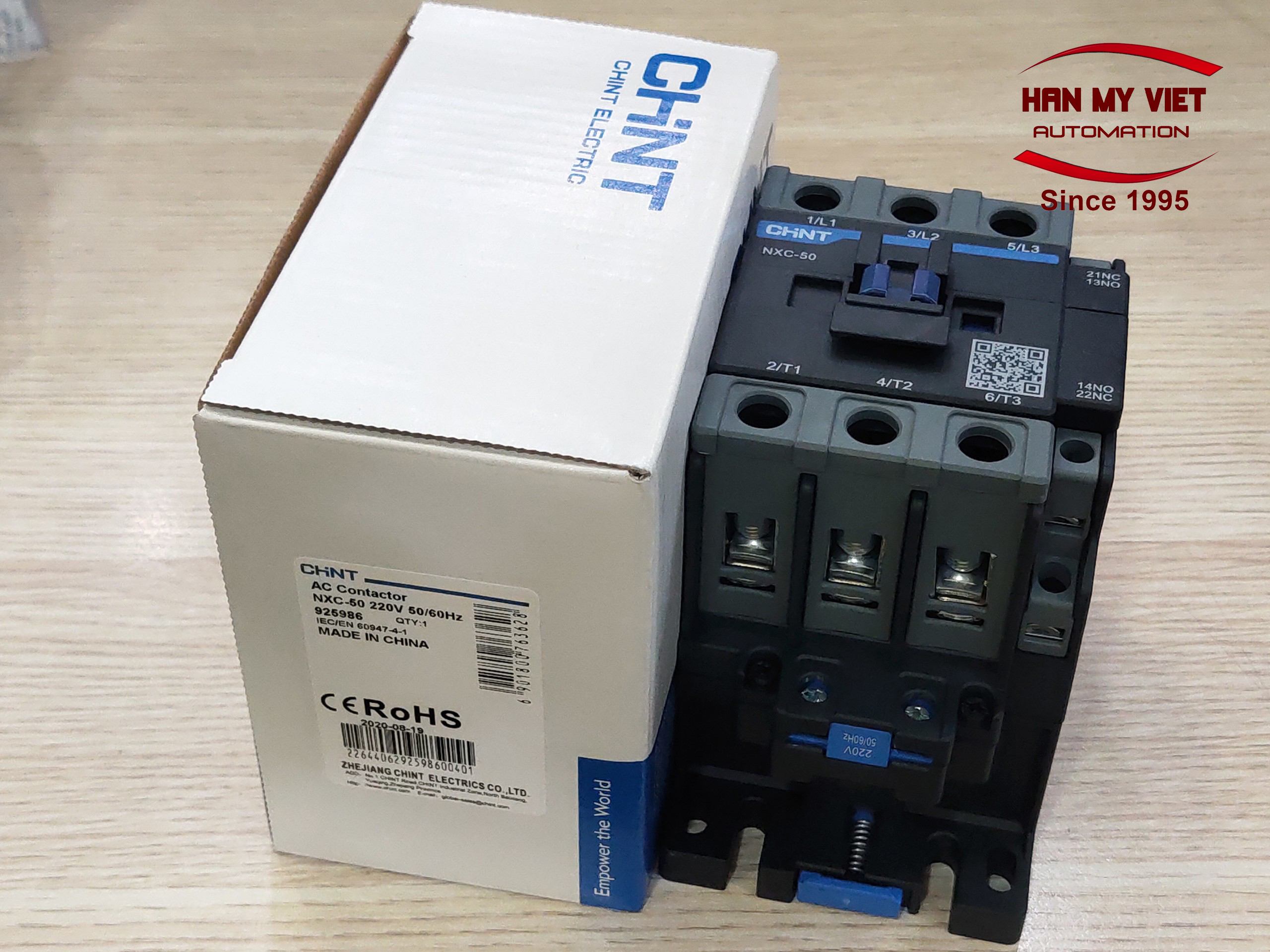Contactor khởi động từ 50a nxc-50 chint