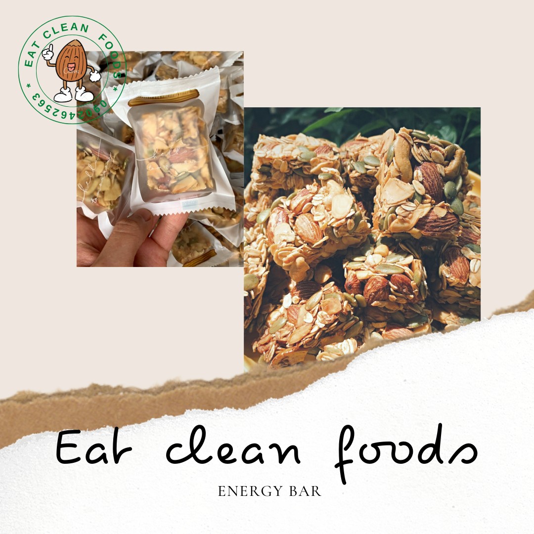 Granola bar - thanh hạt dinh dưỡng - thanh năng lượng- kẹo granola