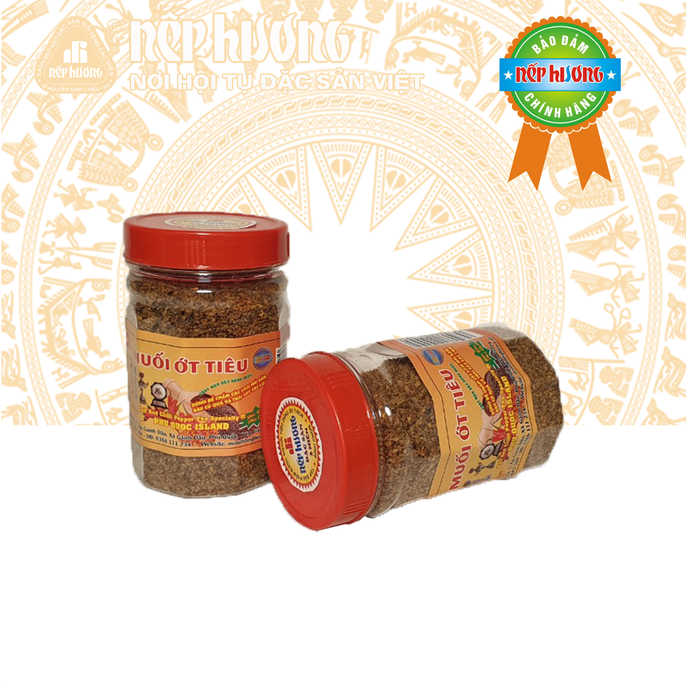 Muối ớt tiêu Biên Hải - lọ 120g - đặc sản Phú Quốc
