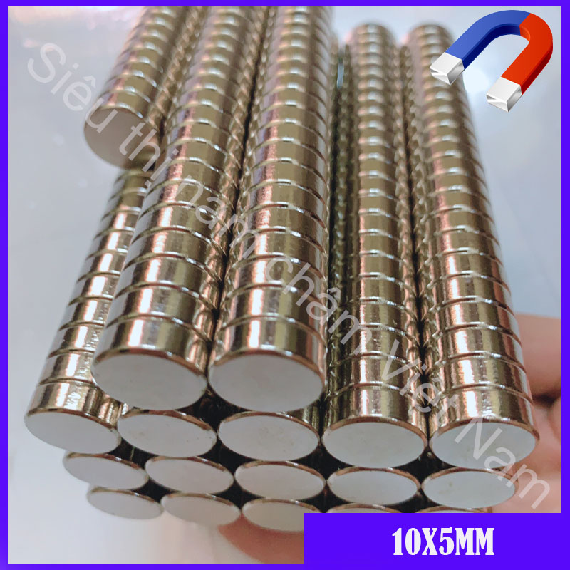 Nam châm 10x5mm , nam châm đất hiếm siêu hút