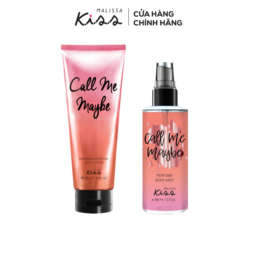 Bộ đôi hoàn hảo body lotion + body mist hương call me maybe