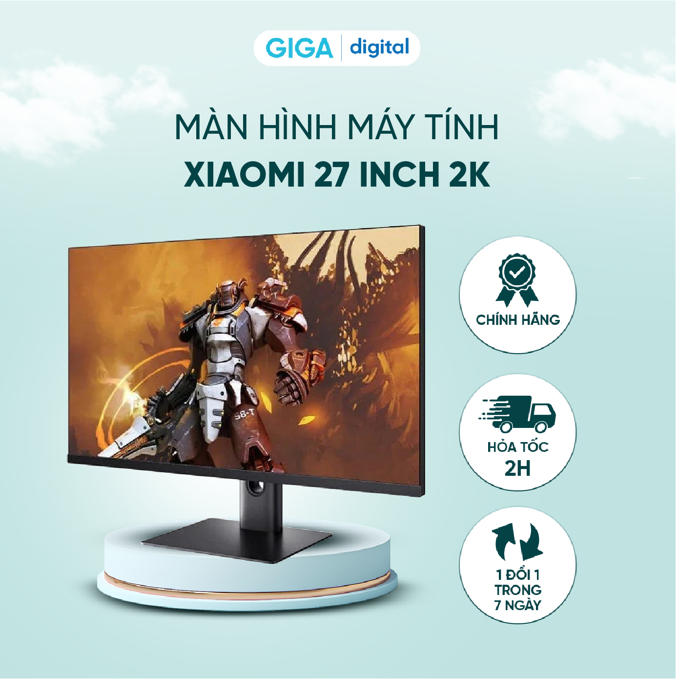 Màn hình máy tính xiaomi 27 inch - mi 2k gaming monitor - tần số quét 165hz