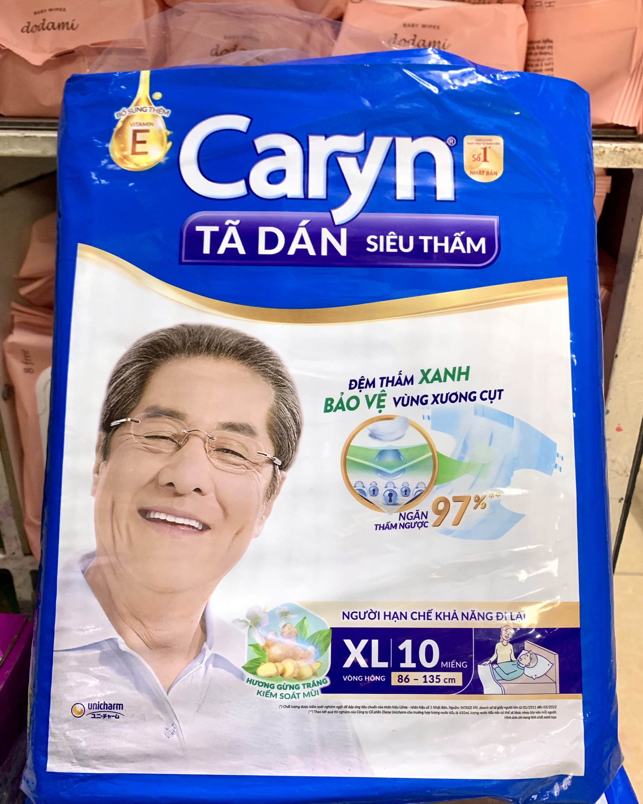 Tả Dán Người Lớn Caryn XL 10 Miếng