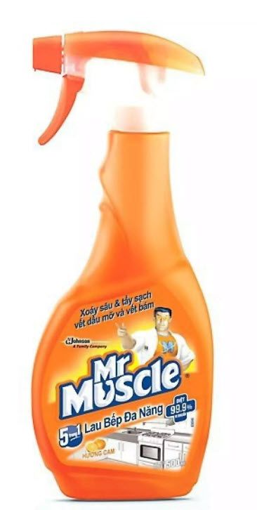 Chai nước lau bếp đa năng mr.muscle 500ml