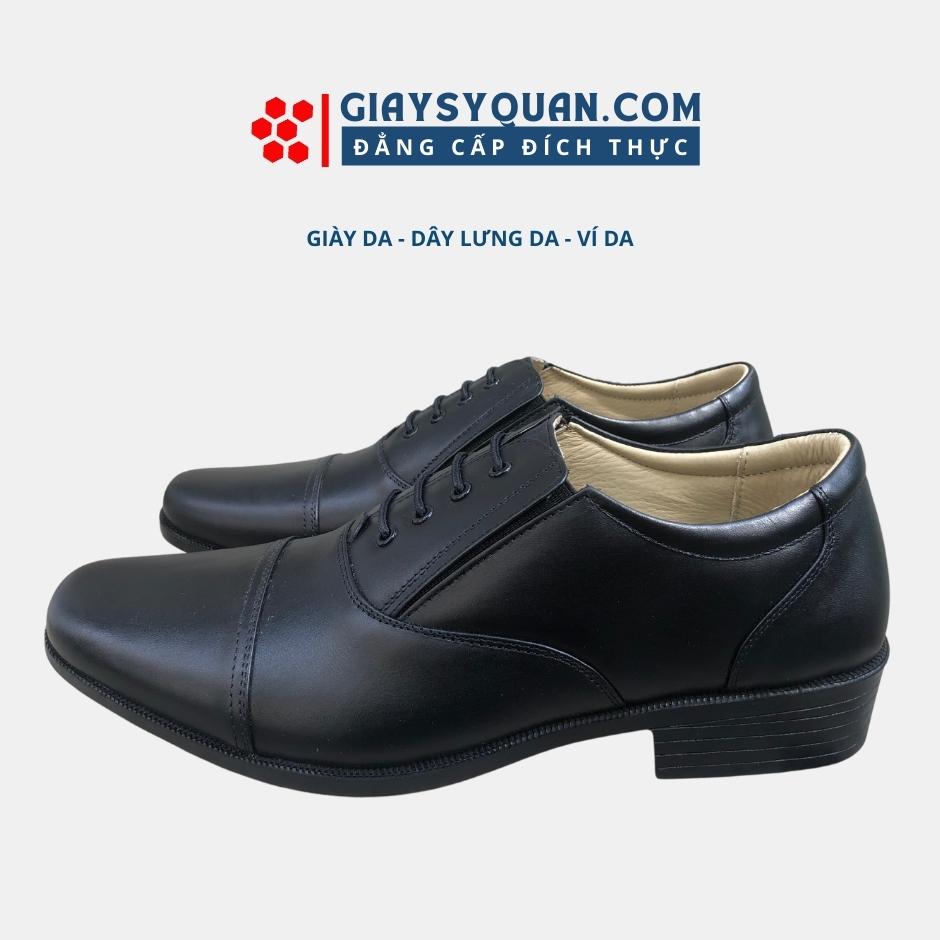 Giày Tây Nam Da Thật - Chất Liệu Da Cao Cấp Đế Cao 3cm Khâu Siêu Bền Thiết Kế Thời Trang, Bảo Hành 12 Tháng - Mã 302