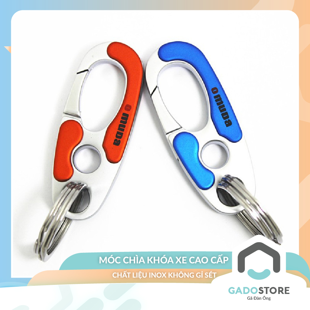 Móc khoá xe OMUDA móc gắn chìa khóa xe máy ô tô đeo lưng quần G3752