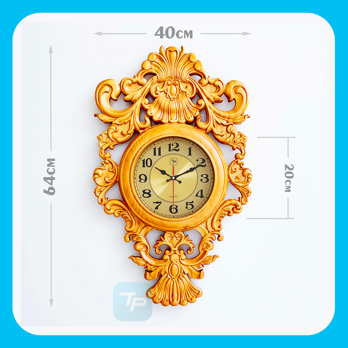 Đồng Hồ Treo Tường Gỗ TP3