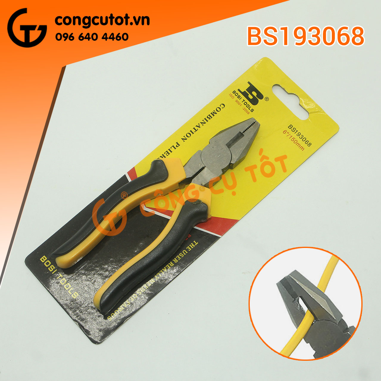 Kìm điện bosi 6 inch 150mm bs193068