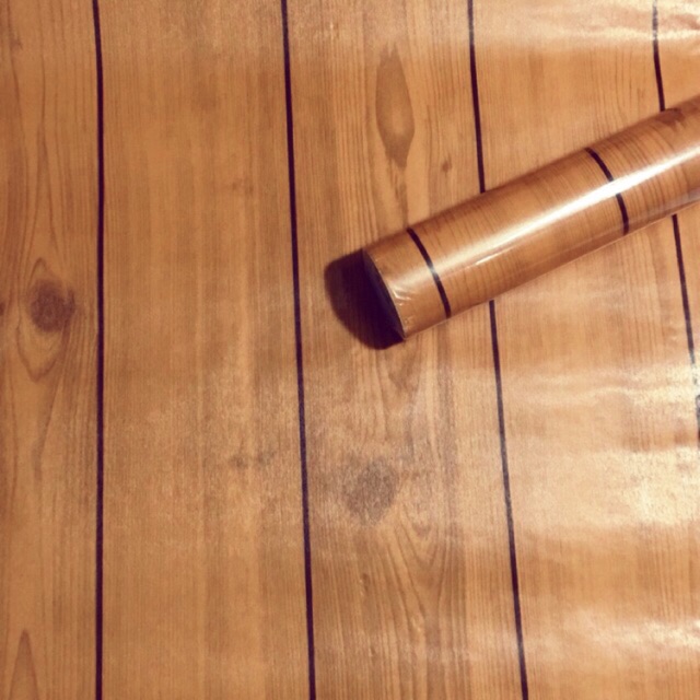 10m GIẤY DÁN TƯỜNG DECAL GIẢ GỖ NÂU -có keo sẵn-