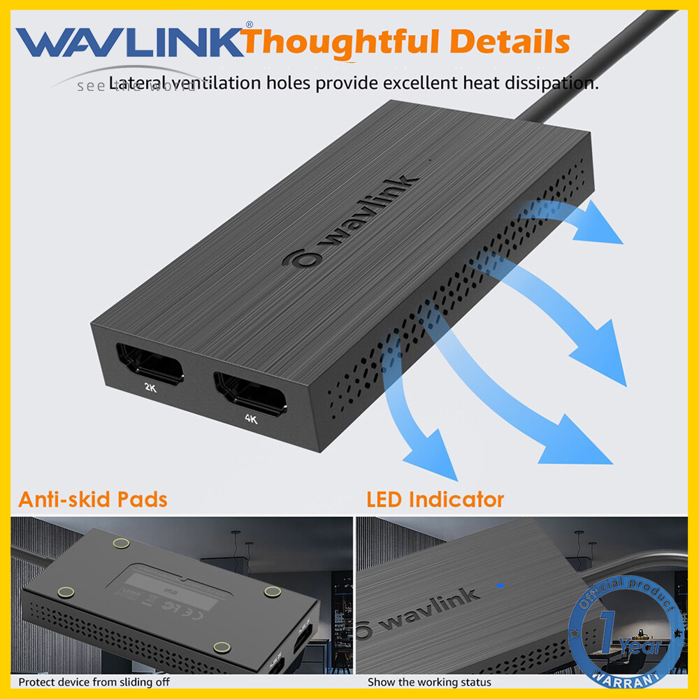 WAVLINK NU516U1 Wireless USB Print Server with 10 / 100Mbps LAN / Bridge  WiFi USB2.0 Wireless Printer Server - EU Plug