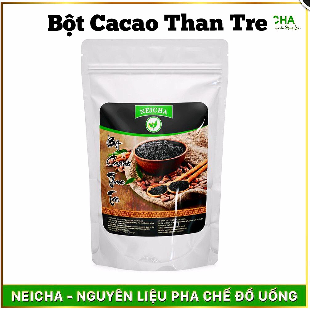 (100gr) Bột Cacao Than Tre. NGUYÊN LIỆU PHA CHẾ ĐỒ UỐNG thơm ngon đậm vị.