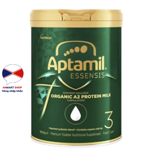 Sữa Hữu Cơ Aptamil Essensis Organic số 1,2,3,4 Tăng Đề Kháng 900G Nhập Khẩu Úc Hàng Air Date Mới Nhất Thị Trường
