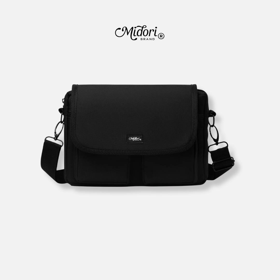 Túi Hộp Đeo Chéo Brandon Nam Nữ Vải Canvas Đựng Điện Thoại Đi Chơi | M STUDIO