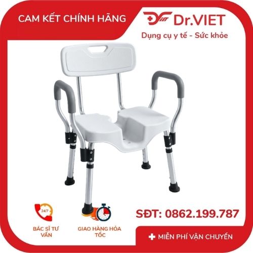 Shower Chair with Toilet Hole Gbm-701 - Shower Chair with Toilet Hole / Chair to Assist the Elderly