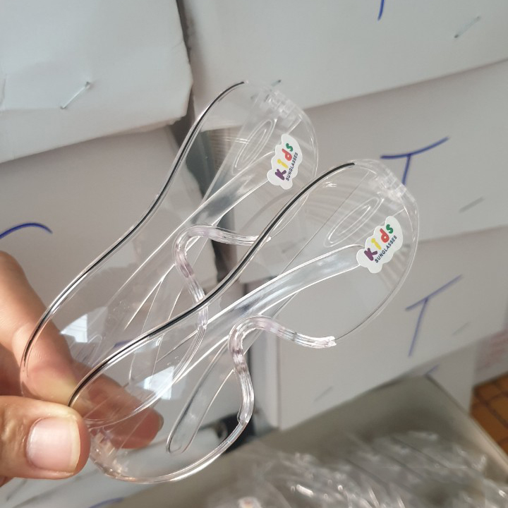 [Kèm Bao Da và Khăn] Mắt Kính Cong Bảo Vệ Chống VIRUS Ngăn Ngừa Bụi bặm cho Bé ,Dịch Bệnh Loại Tròng Kính Cao Cấp, Mắt kính chống dịch trẻ em