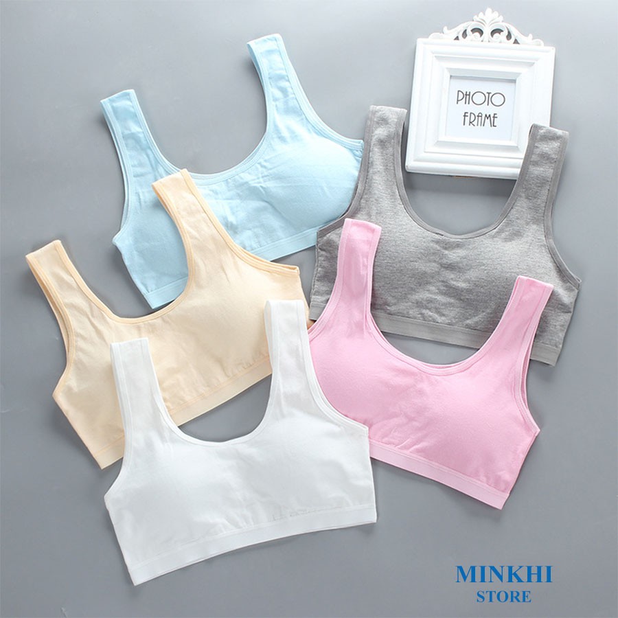 Bra / áo lá học sinh có mút mỏng phong cách hàn quốc mk-m6009
