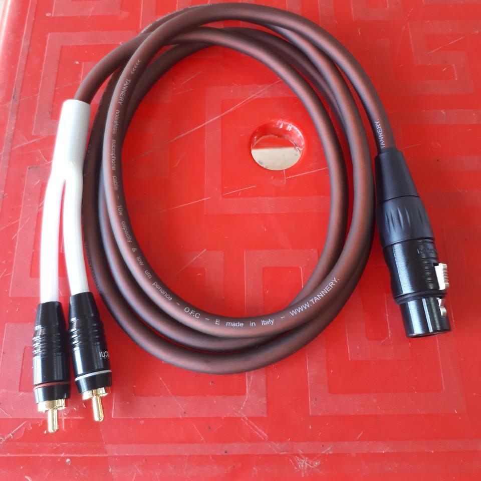 Dây canon Cái ra 2 av ( vang xuống sub ) dài 3m loại tốt