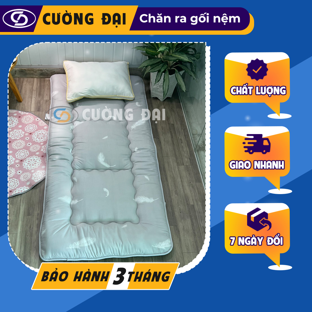 Nệm ngủ 1 người hàng xuất Nhật dư size nệm 1mx2m| Nệm trải sàn xuất nhật dư
