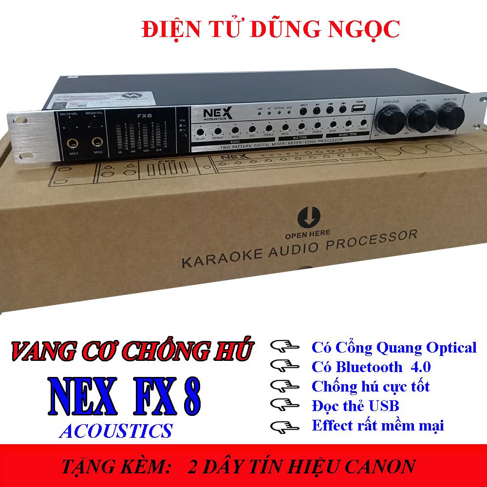 Vang cơ nex acoustics - fx8 chống hú ,tặng dây tín hiệu