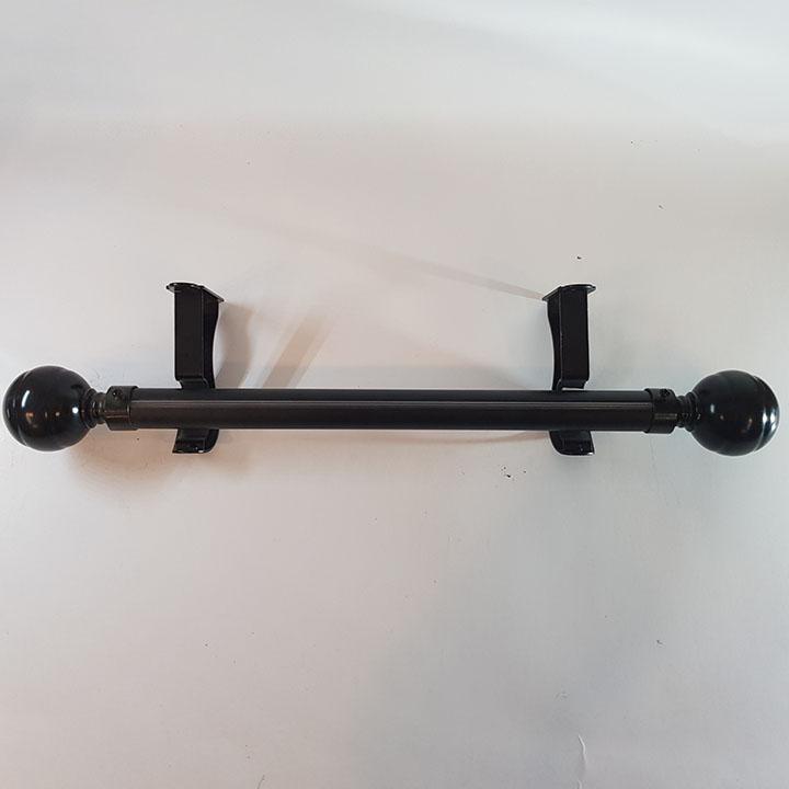 [HCM]Phụ kiện Rèm Cửa - Thanh sắt đen mỹ nghệ cao cấp Phi 28 Màu & Kích thước tùy chọn dùng treo rèm- Đầy đủ phụ kiện - Dùng cho rèm chống nắng màn rèm các loại độ bền từ 5-10 năm