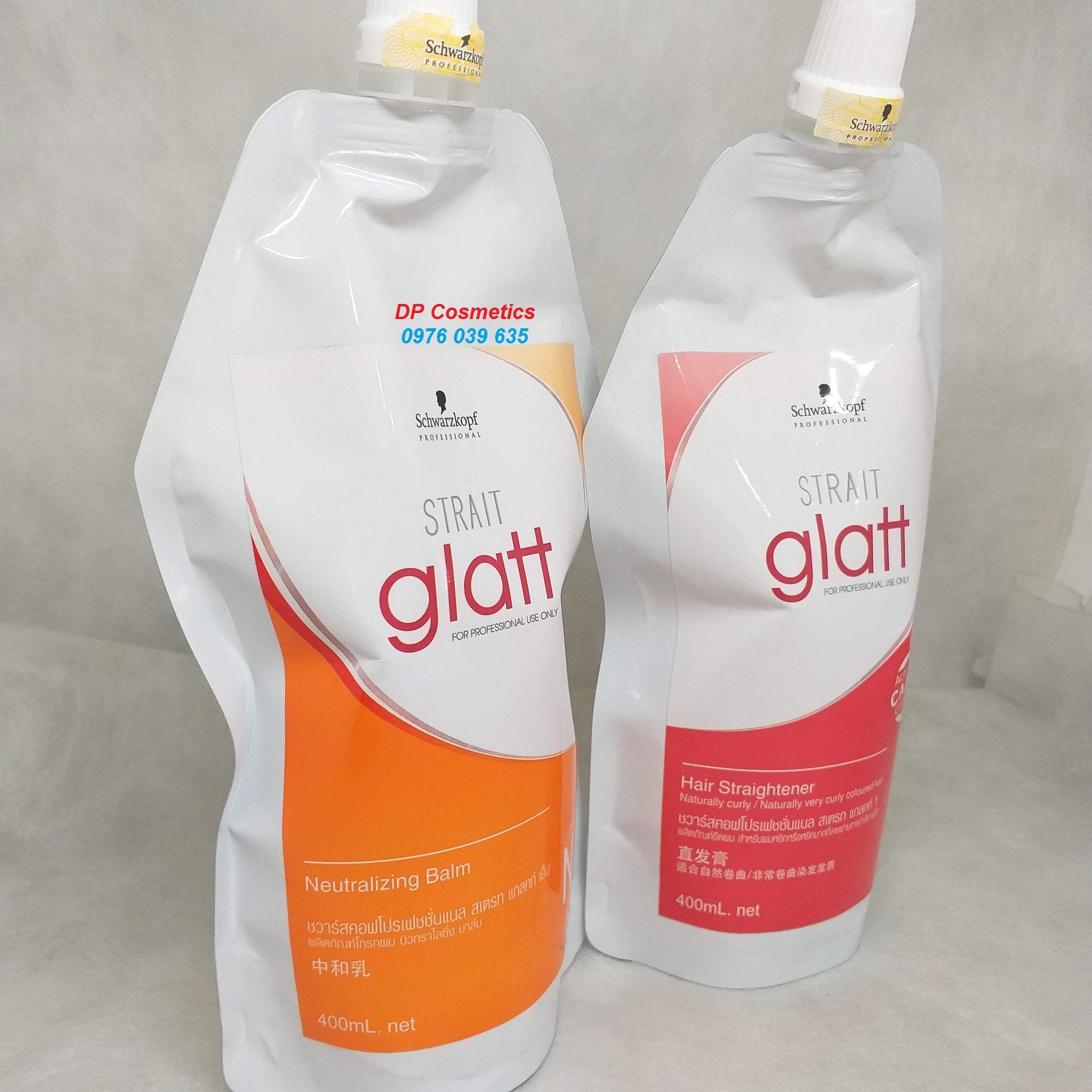 THUỐC DUỖI TÓC SIÊU THẲNG SCHWARZKOPF STRAIT GLATT400ML (NEW)