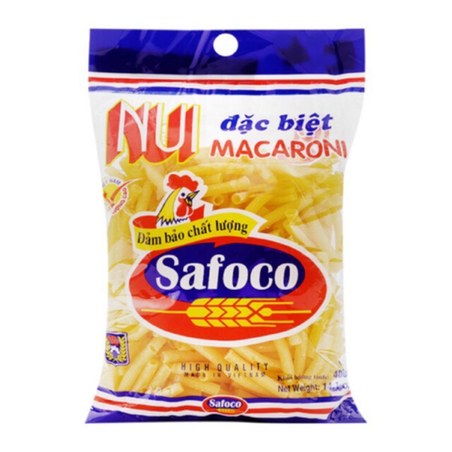Nui ống lớn safoco gói 400g