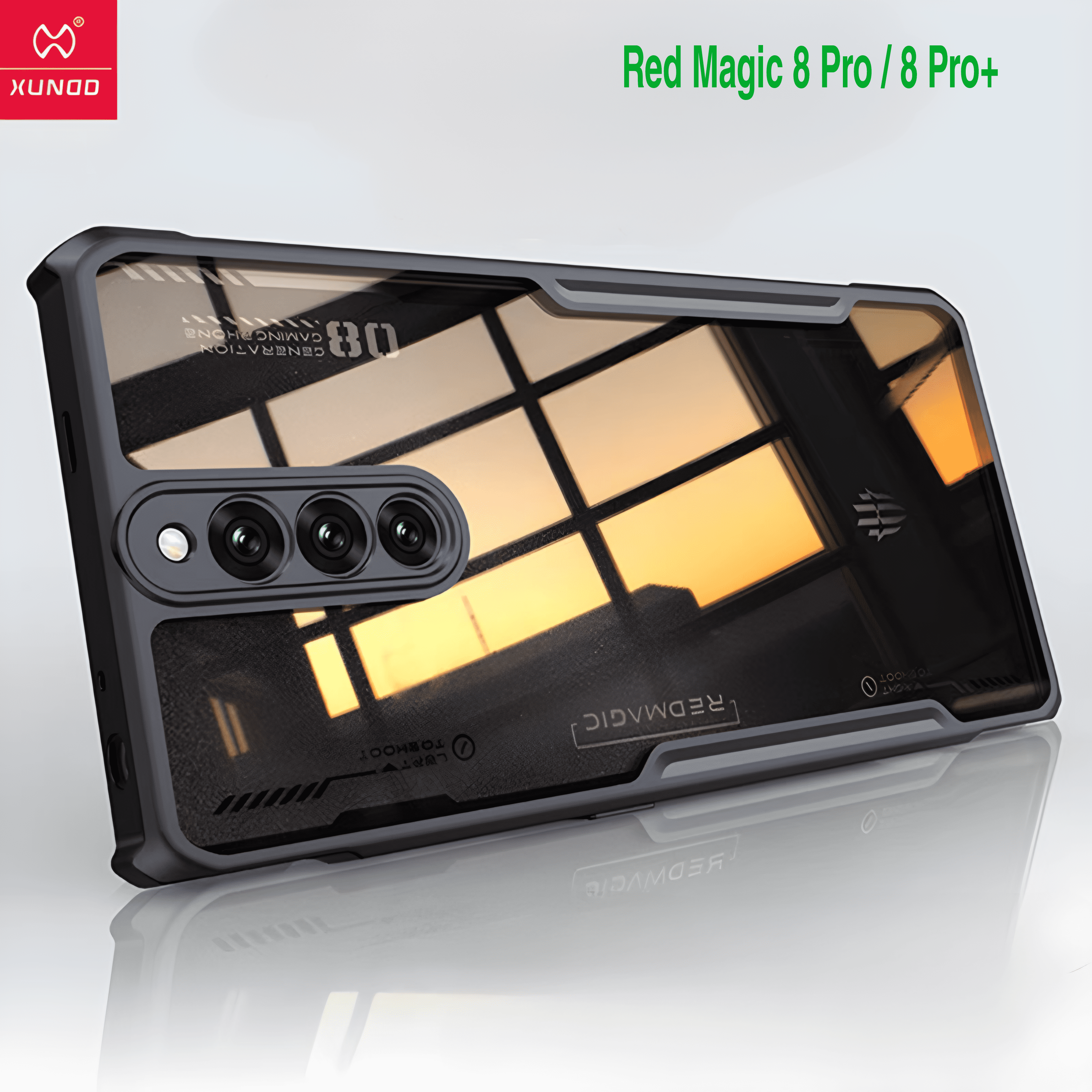 Ốp lưng Red Magic 8 Pro / 8 Pro+ / Magic 8s Pro hiệu Xundd lưng trong viền màu chống sốc chống va đập