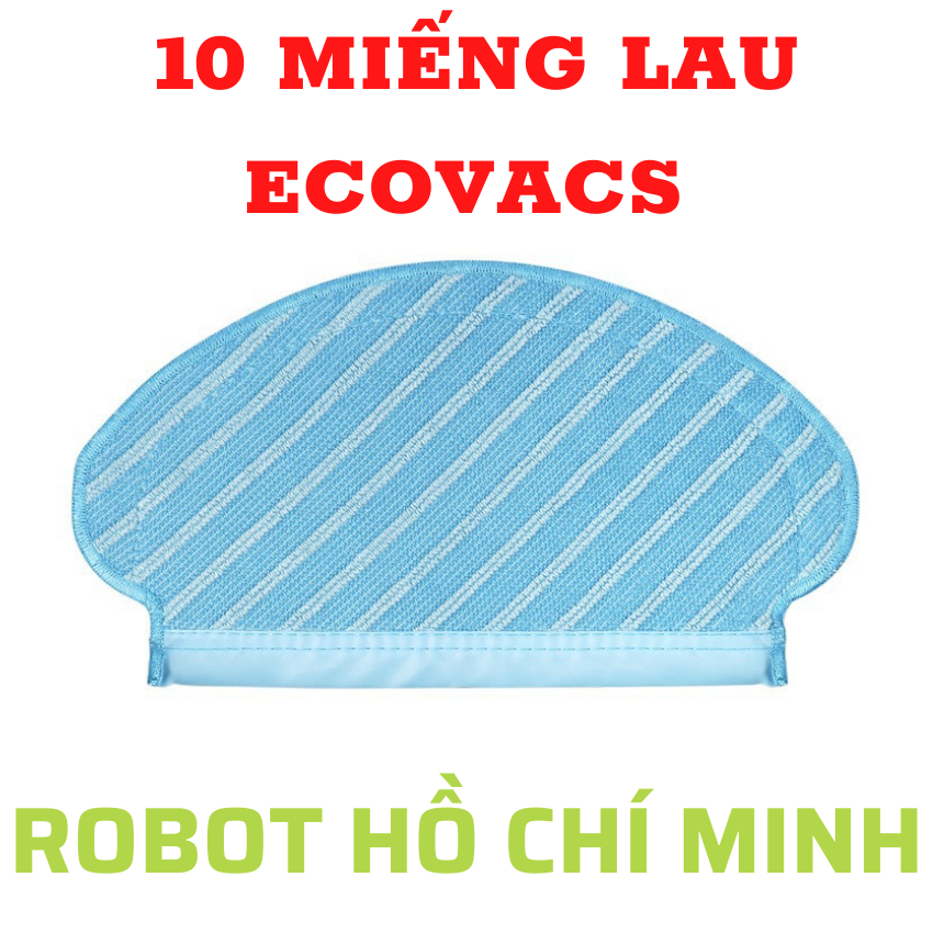 Phụ kiện ecovacs 7 miếng lau các dòng robot hút bụi ecovacs, Khăn lau robot lau nhà Ecovacs uy tín tại ROBOT LAU NHÀ HCM