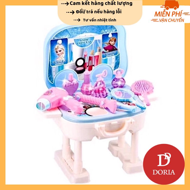 Vali Bộ Trang điểm Elsa Frozen cho bé gái Đồ chơi 2021