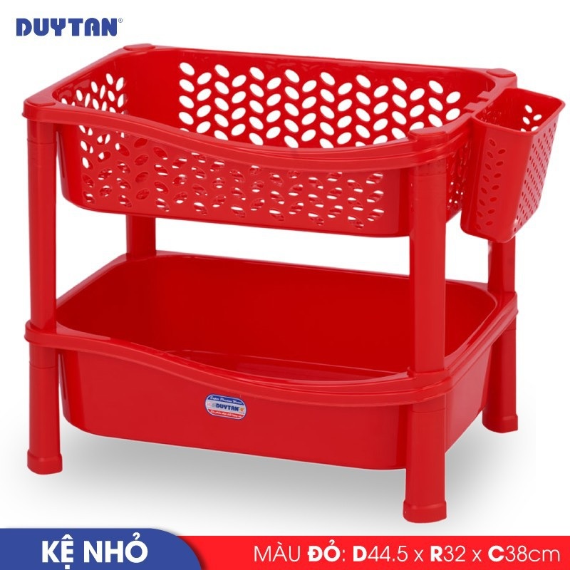 Kệ nhỏ nhựa DUY TÂN 2 ngăn (44.5 x 32 x 38 cm) - 46267 - Giao màu ngẫu nhiên