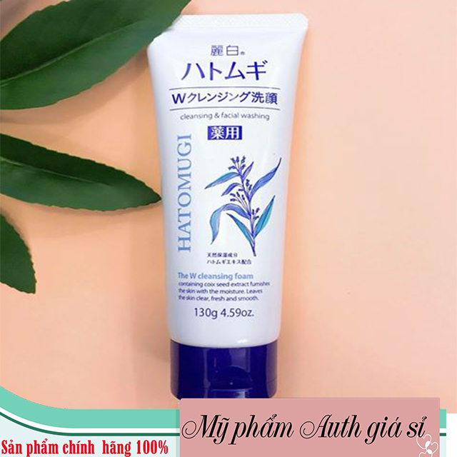 [HCM]Sửa rửa mặt Ý dĩ Hatomugi Naturie Nhật Bản sạch nhờn sáng da - Cam kết chính hãng