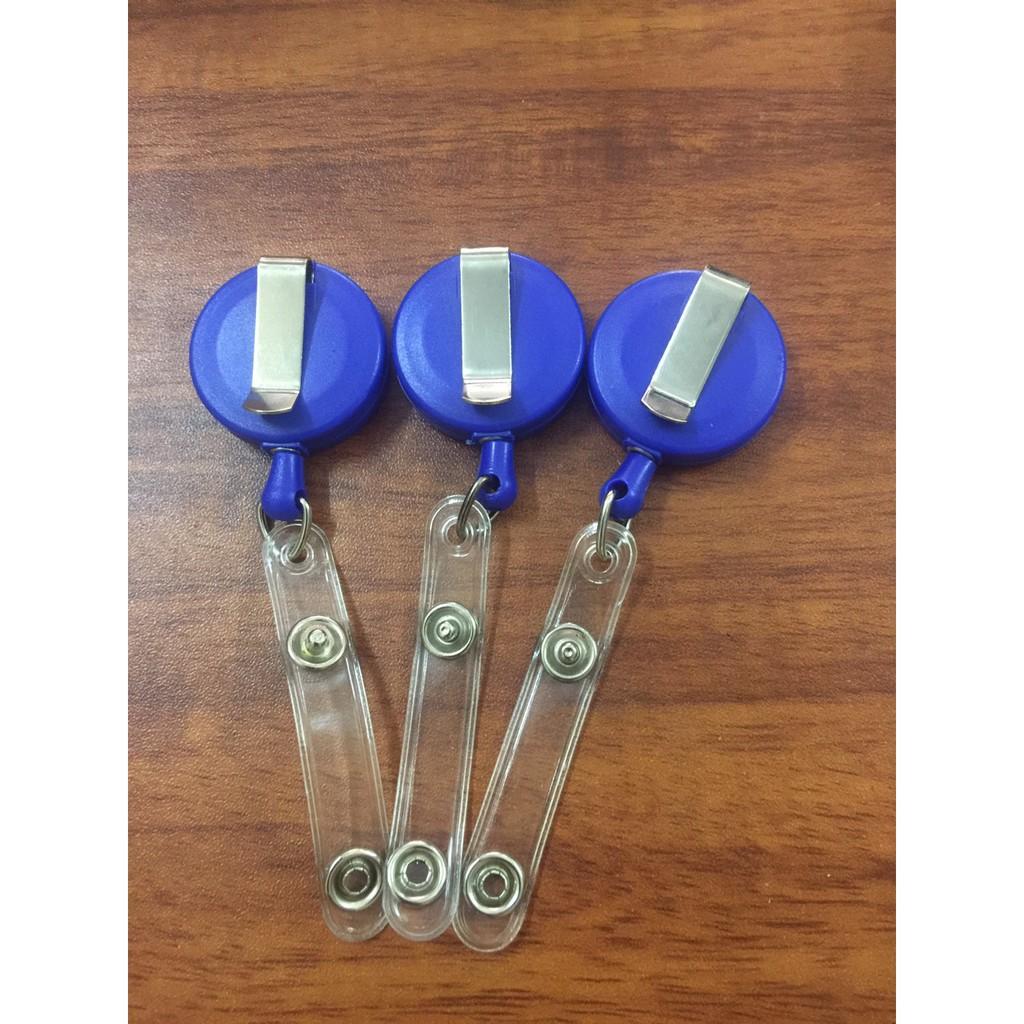 kẹp cài thẻ nhựa cứng ( có dây co rút)