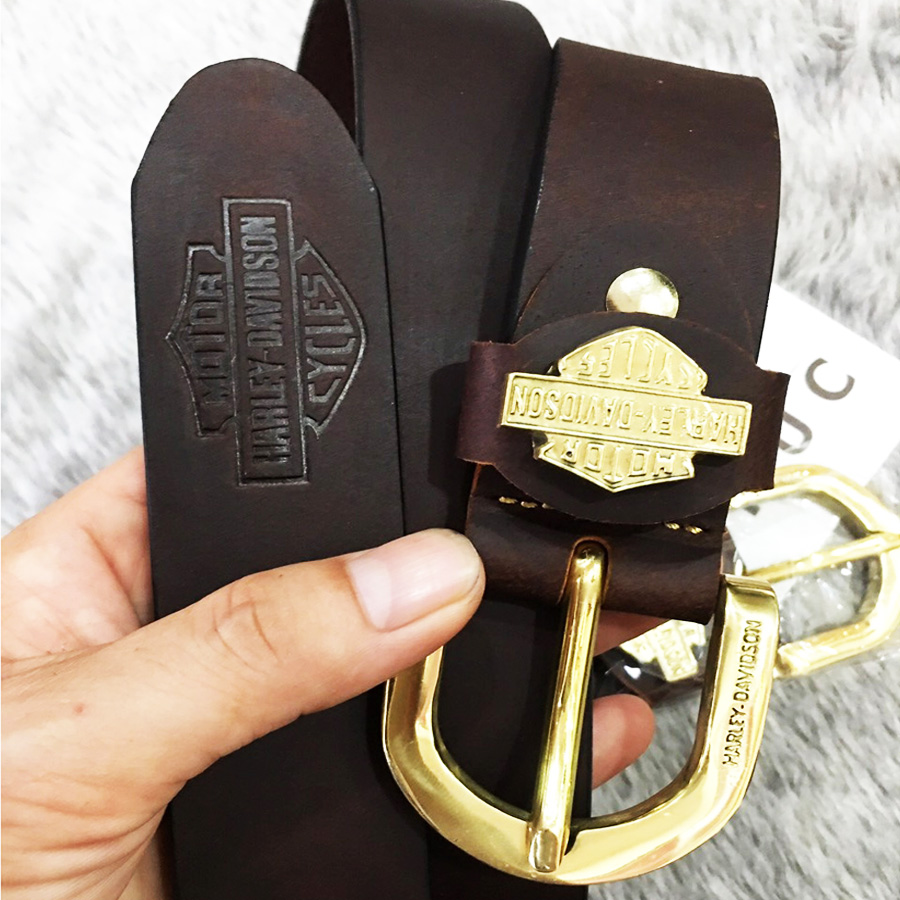 Thắt Lưng Nam Da Bò Sáp Nguyên Tấm Cao Cấp Khóa Đồng Đúc Đồ Da Phúc - TLMT01