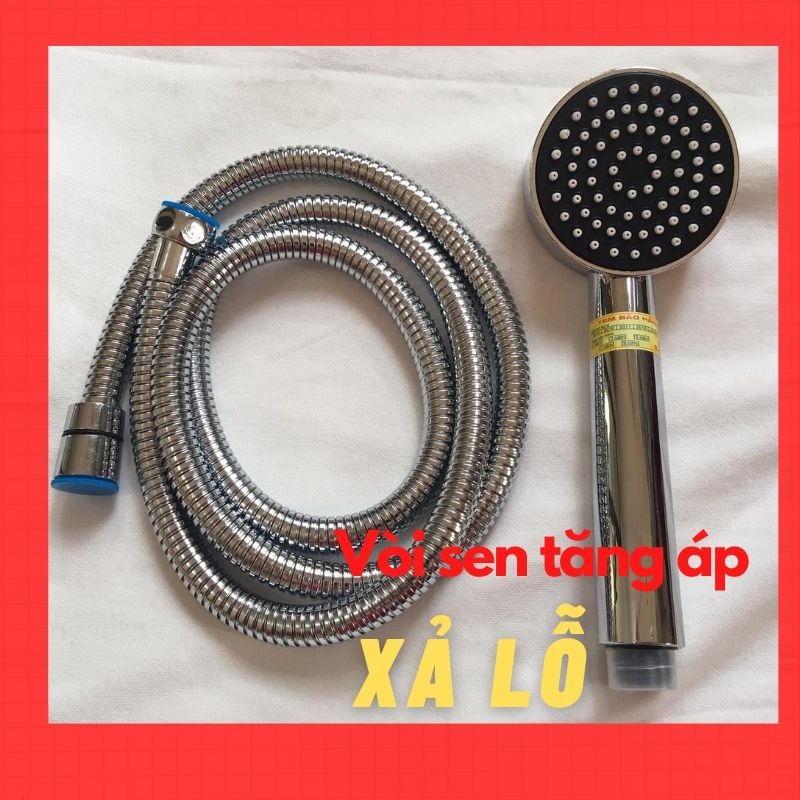 [ Xả Lỗ] Vòi hoa sen tăng áp và dây sen đẹp