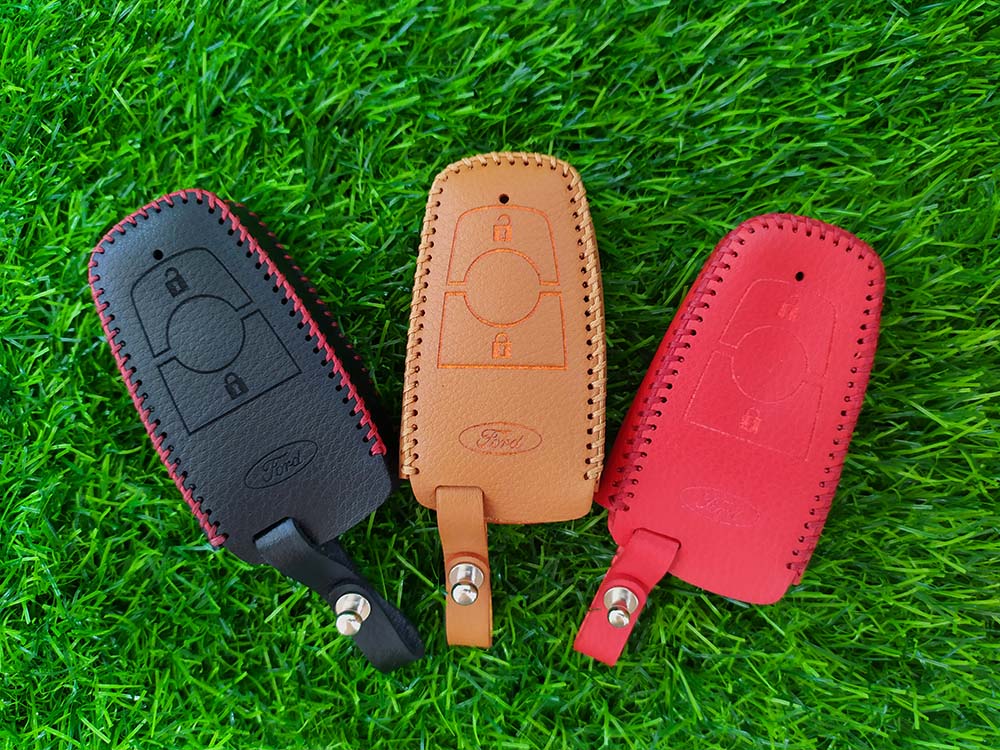 Bao da chìa khóa smartkey xe hơi Ford Ranger 2019