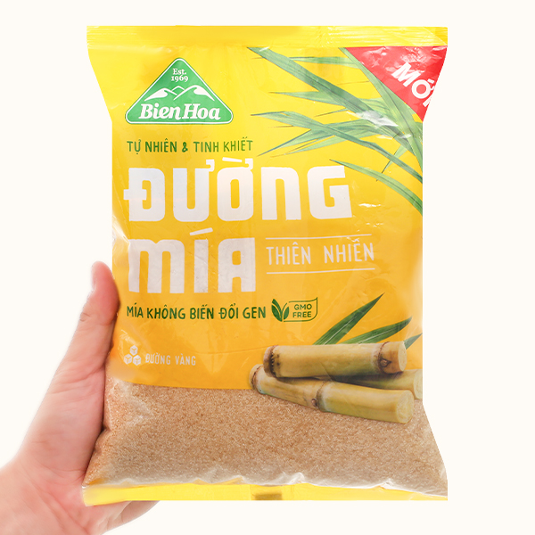 ĐƯỜNG MÍA VÀNG THIÊN NHIÊN BIÊN HOÀ TÚI 1KG