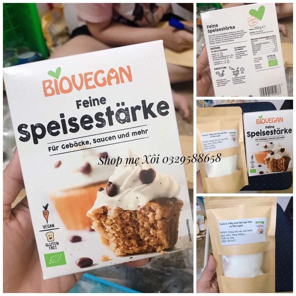 ◈◐✚ Tách Lẻ 50g bột ngô / bột bắp hữu cơ