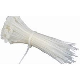 Combo 100 dây rút nhựa màu trắng dài 10cm