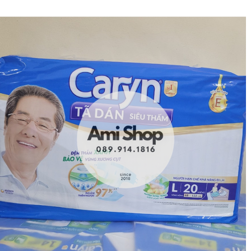 Tã / bỉm người lớn caryn ml20/l20