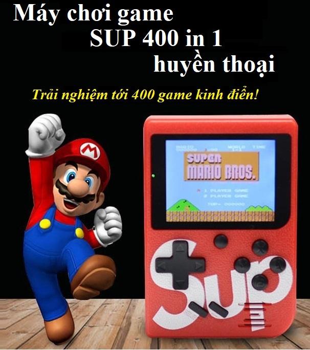 Máy chơi game - Máy chơi game SUP 400 in 1 - Máy chơi game cầm tay - Máy chơi game 4 nút