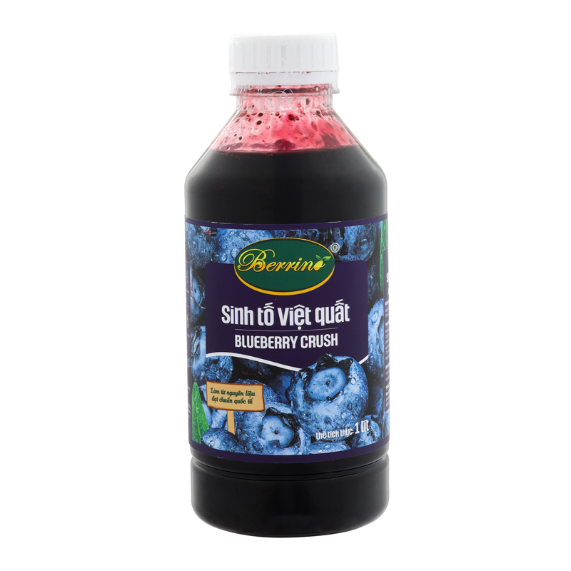 Sinh tố Berrino Việt quất chai 1L