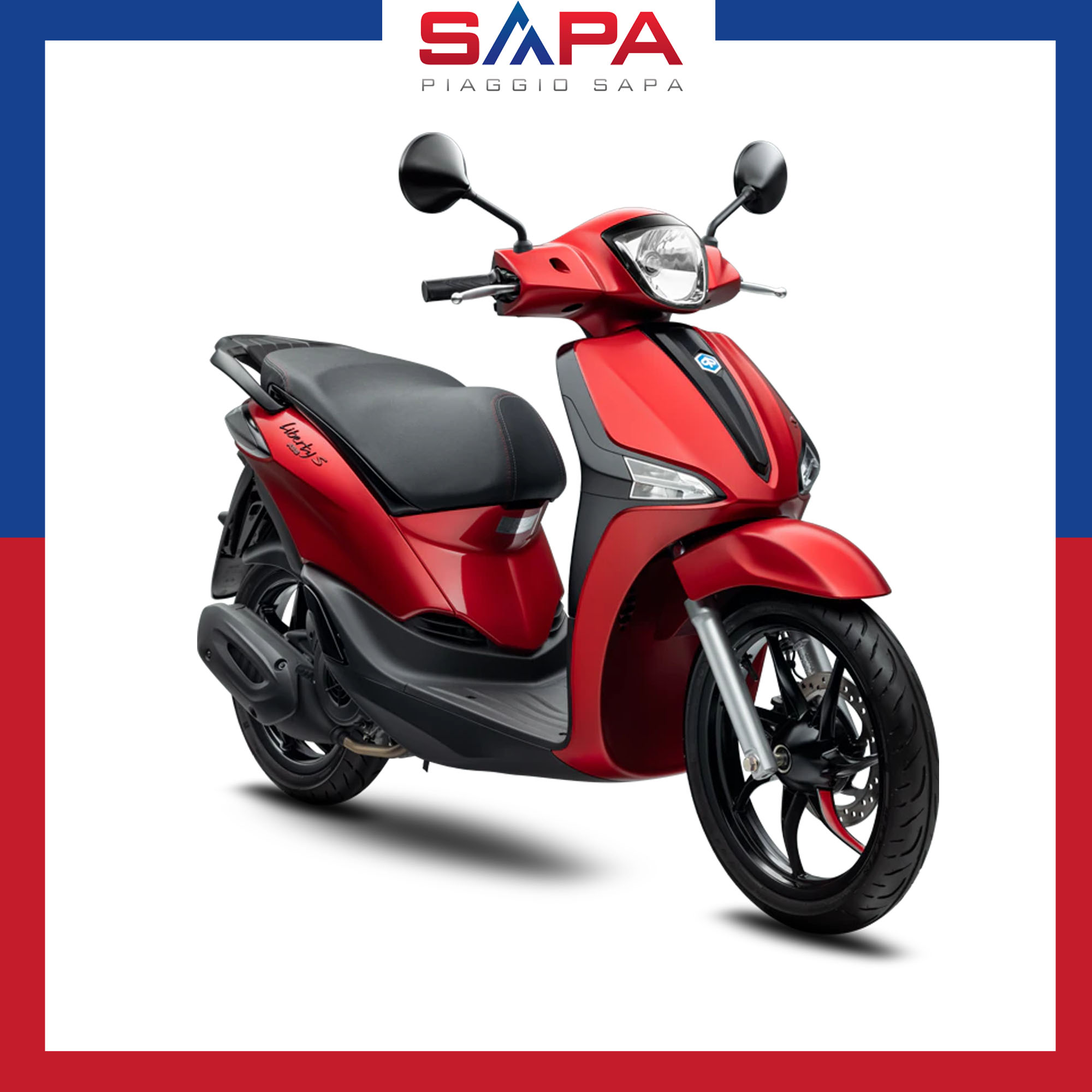 Xe Máy Piaggio Liberty S 125 Màu Đỏ