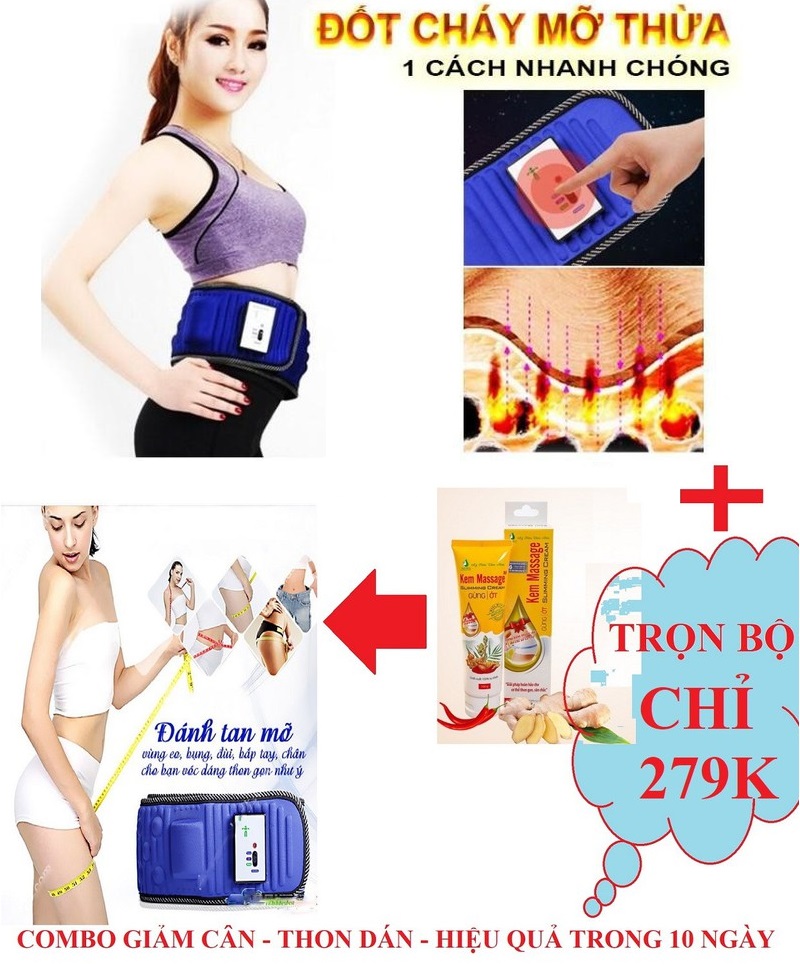 Đai Massage Bụng Thế Hệ Mới Đai Massage X5 Hàn Quốc - Đai Đánh Tan Mỡ Bụng Hiệu Quả Tan mỡ,giảm béo, 2 Chế Độ Tặng Kem Tan Mỡ Ngân Bình Bảo Hành 12 Tháng