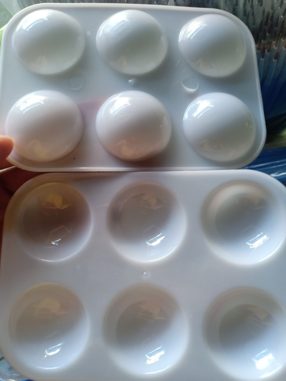 Khay đựng màu 6 lỗ cho bé
