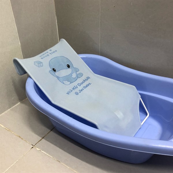 [HCM][Siêu Chắc Chắn] Ghế Lưới Tắm Cho Bé Sơ Sinh KUKU Chính Hãng