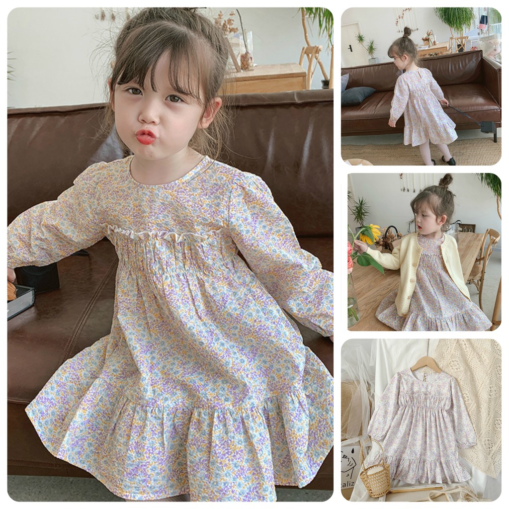 VT33 Size90-140 (12-30kg) Váy đầm xoè bé gái - đầm công chúa Quần áo trẻ Em hàng Quảng Châu