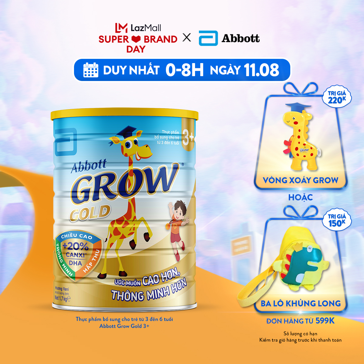 [ Mẹ & Bé - SALE 11.8 ] ngày hội Abbott - dinh dưỡng cho bé - niềm vui cho mẹ