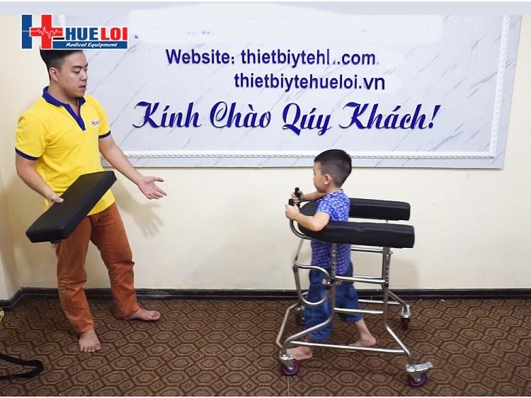 Khung tập đi cho trẻ bệnh bại não - tai biến